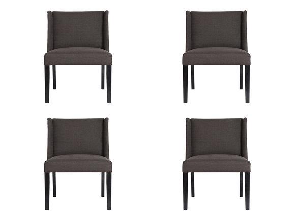 4x Stühle Stuhl Polster Design Lounge Club Sitz Lehn Garnitur Sessel Neu