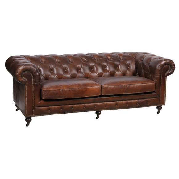 Chesterfield Design Luxus Polster Sofa Couch Sitz Garnitur Leder Textil Neu #Z3