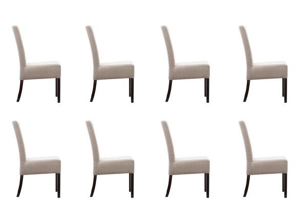 8x Stuhl Set Polster Sitz Stühle Garnitur Wartezimmer Kanzlei Praxis Lounge