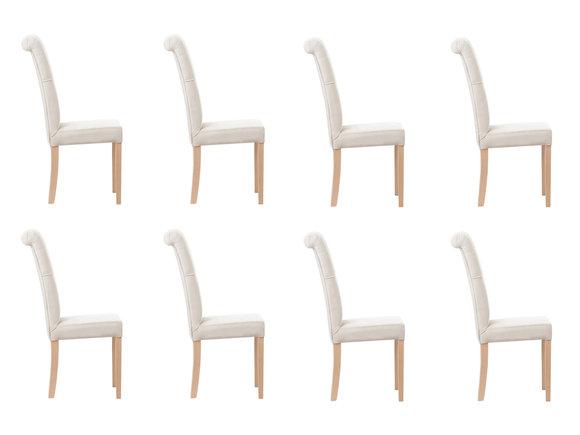 8x Design Polster Sitz Stühle Stuhl Seht Garnitur Sessel Lounge Club 8Set