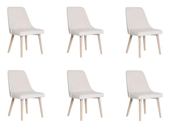 6x Design Polster Sitz Stühle Stuhl Seht Garnitur Sessel Lounge Club Set