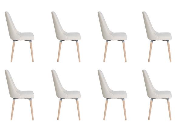 8x Design Polster Sitz Stühle Stuhl Seht Garnitur Sessel Lounge Club Set.