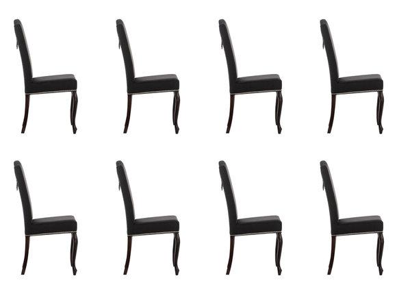 8x Chesterfield Stühle Stuhl Polster Sessel Stuhl Design Sitz Club Garnitur Neu