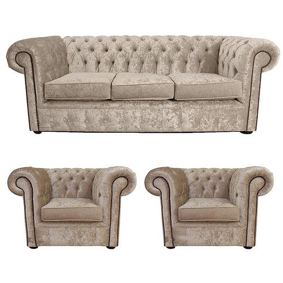 Sofagarnitur Sofa Couch Komplette Luxus Polster Sitz Textil Garnitur 3+1+1 #78