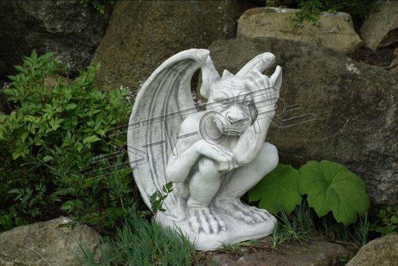 Figur Skulptur Drachen Kind Garten Skulpturen Figuren Statuen Statue Neu
