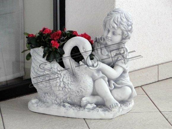 Blumenkübel Pflanz Kübel Dekoration Figur Blumentöpfe Garten Vasen Gefäss 101072