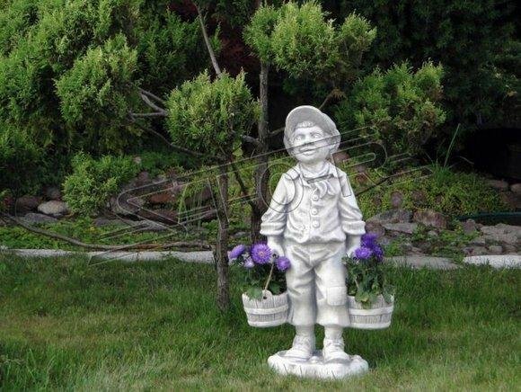 Figur Blumenkübel Pflanz Kübel Dekoration Figur Blumentöpfe Garten Vasen