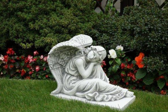 42cm Deko Skulptur Design Figur Statue Garten Figuren Statuen Skulpturen