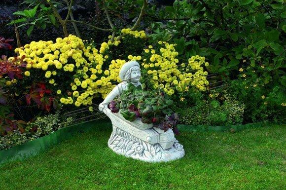 Blumenkübel Pflanz Kübel Dekoration Figur Blumentöpfe Garten Vasen