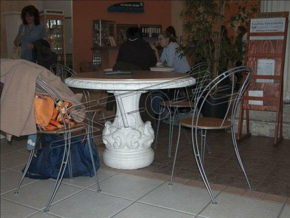 Stein Tisch Terrase Garten Dekoration Möbel Edles Antik Stil Design Tische