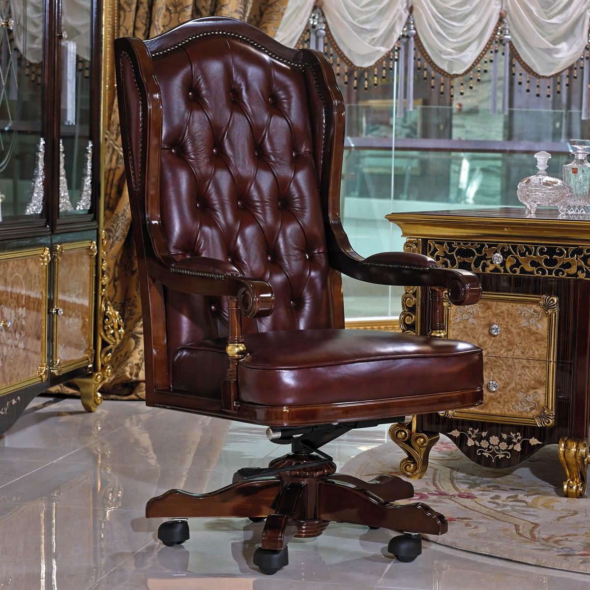 Chefsessel Sessel Stuhl Büro Drehstuhl Leder Büromöbel Sitzmöbel