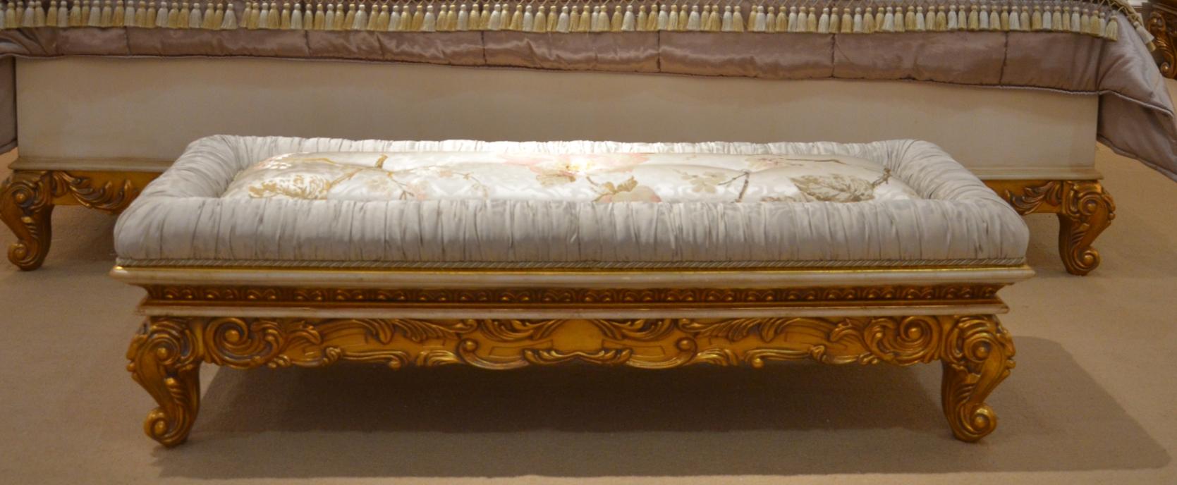 Chaiselounge Antik Stil Sofa Liege Couch Liegen Chaise Textil Barock Rokoko E67