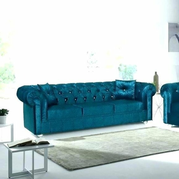 Chesterfield Samt Sofa 3 Sitzer Designer Couchen Couch Stoff Polster Textil