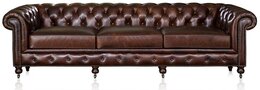 Chesterfield XXL Big Sofa Couchen Ledersofa Sofas Couch 3 Sitzer 210cm