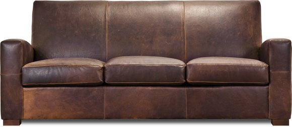 XXL Sofa 3 Sitzer braun Couch Chesterfield Garnitur Leder Textil Textil