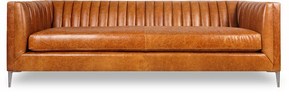 Sofa 3 Sitzer Couch Chesterfield Polster Sitz Garnitur Leder Hellbraun Textil