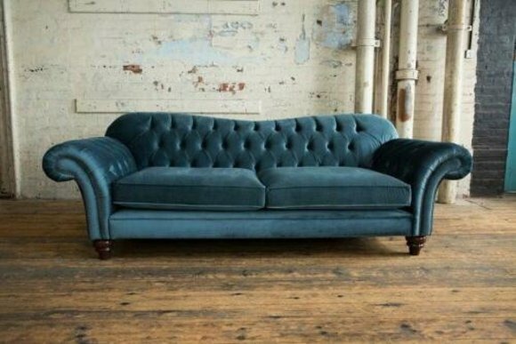 Sofa Luxus Textil Chesterfield Couch Sofas Polster XXL 3 Sitzer Garnitur