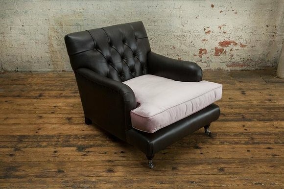 Lounge Club Sessel Couch Stuhl Fernseh Chesterfield Polster Relax Sofa