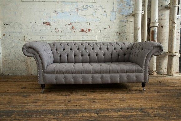 3 Sitzer Chesterfield Polster Sofas Design Luxus Couch Sofa Couchen XXL