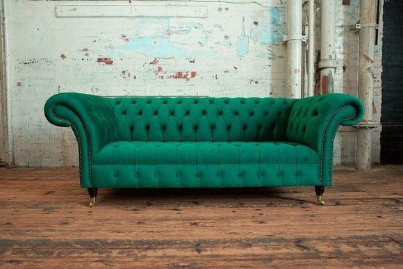 Design Sofa 3 Sitzer Sessel Couch Polster Luxus Klassische Textil Couchen