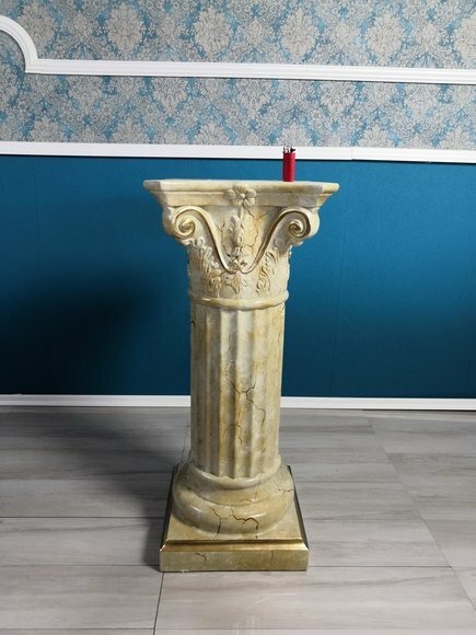 Säule Römische Säulen Marmor Skulptur Figur Deko Dekoration Ständer