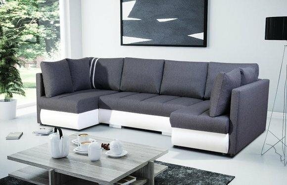 XXL Wohnlandschaft Sofa Couch Polster Garnitur Ecke Designer U-Form