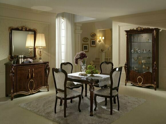 Esstisch Tisch Esszimmer Tische Holz Jugendstil Italienische Möbel arredoclassic