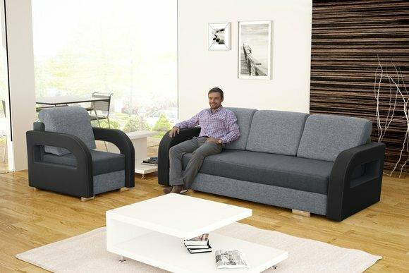 Schlafsofa Sofa Polster Bett Couchen Sofas Couch Sitz Bettfunktion 3 Sitzer Neu