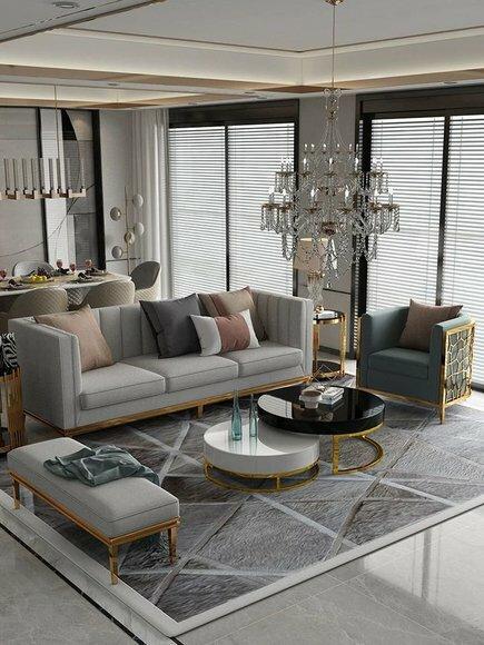Chesterfield Samt sofa Couch Polster Garnitur 3+1+1 Designer Couchen