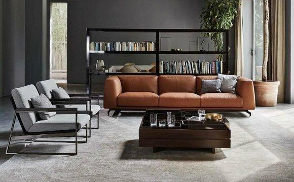Leder Sofa Couch Polster Sitz Garnitur 3+2 Sitzer Sofas Couchen Italien Möbel
