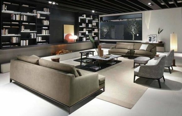 Italy Design Möbel Sofa Couch Polster Set Garnitur 3+3 Couchen Nubuk