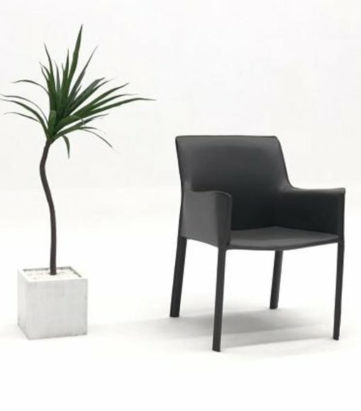 Design Lehn Stühle Polster Ess Zimmer Club Küche Lounge Wohn Möbel