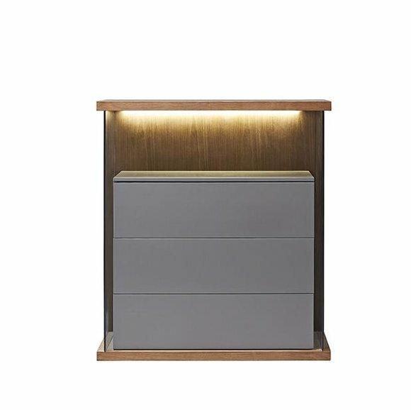 Design Kommode Beleuchtet Anrichte Side Lowboard Schrank Wohn Zimmer