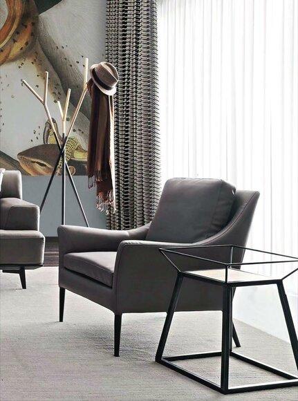 Sessel Clubsessel Loungesessel Bar Sessel Leder Sofa Design Neu Cocktailsessel