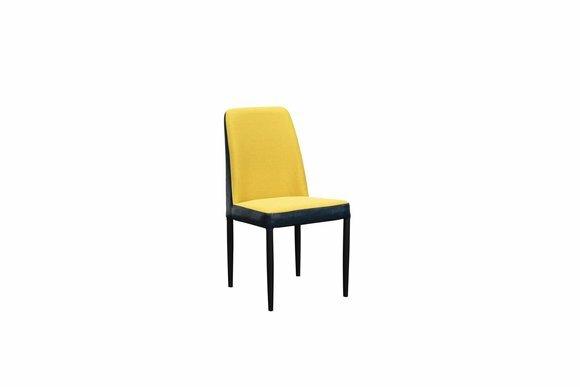 Stuhl 1x Ess Zimmer Polster Stuhl Sessel Fernseh Lounge Club Leder Textil