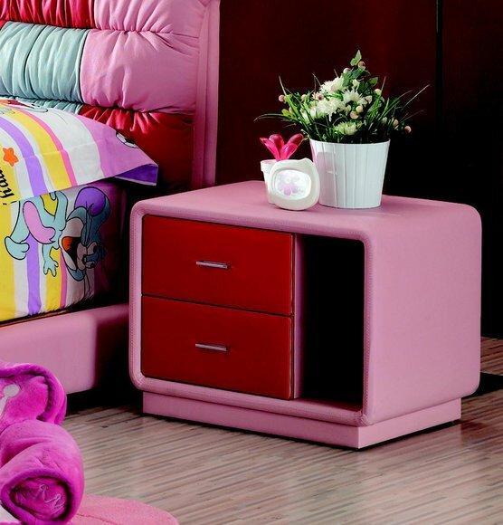 Design Nacht Tisch Tische Konsolen Schlaf Konsole Kommode Leder Holz