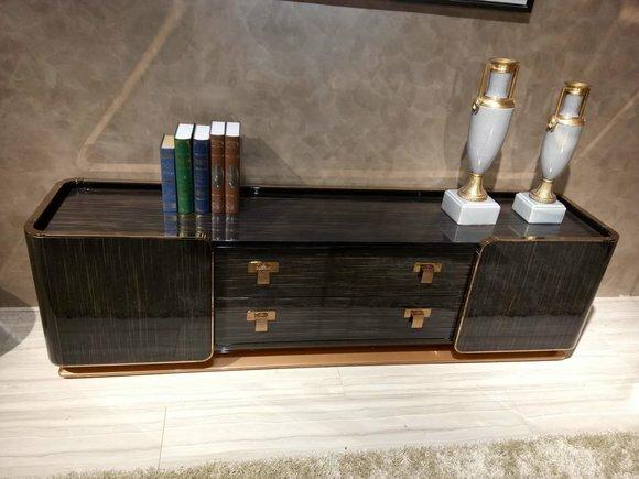 Designer RTV TV Anrichte Kommode Side Low Board Schrank Wohn Zimmer