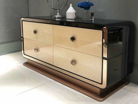 Kommode Designer Kommoden Schrank Holz Hochglanz XXL Big Luxus