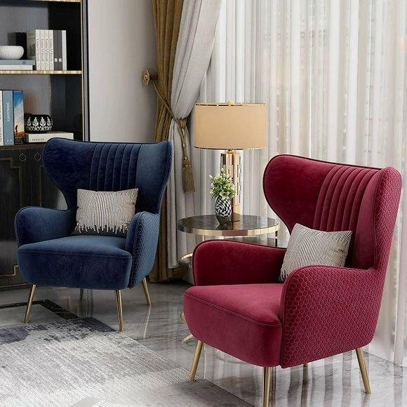 Sessel Club Lounge Designer Lehn Stuhl Polster Sofa 1 Sitzer Fernseh
