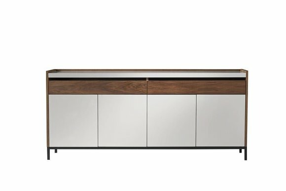 Designer Kommode Side Low Board Schrank Wohn Zimmer Holz Luxus