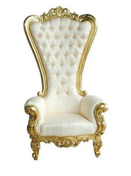 Thron Sessel Königlicher Polster Chesterfield Samt 1 Sitzer Antik Stil Stühle