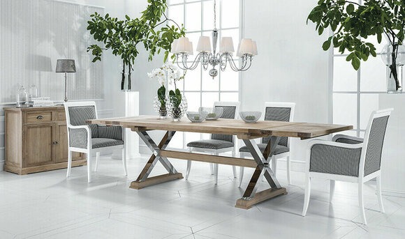 design esstisch klassischer holz tische ausziehbarer wohnzimmer luxus tisch