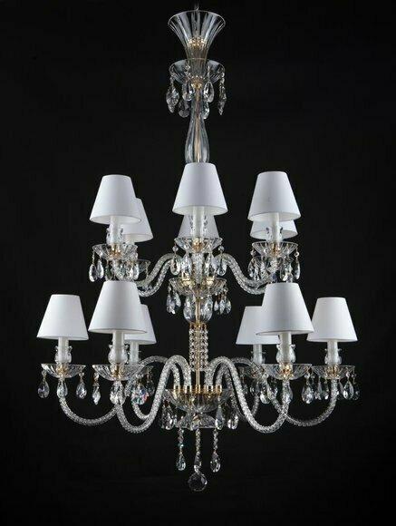Deckenlampe Kristall Kronleuchter Deckenleuchte Lüster Beleuchtung Elite