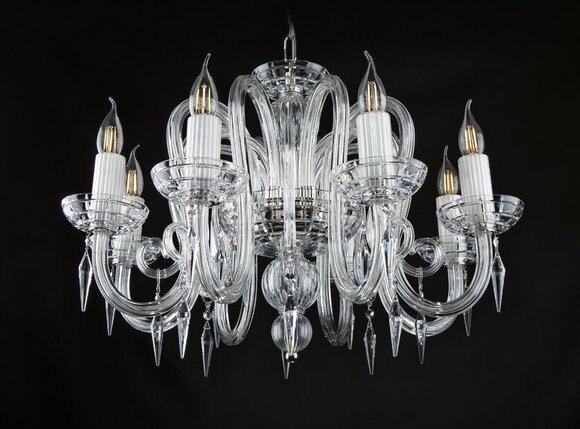 Wohn Ess Zimmer Luster Kronleuchte Deckenlampe Leuchte Lampe Kristall