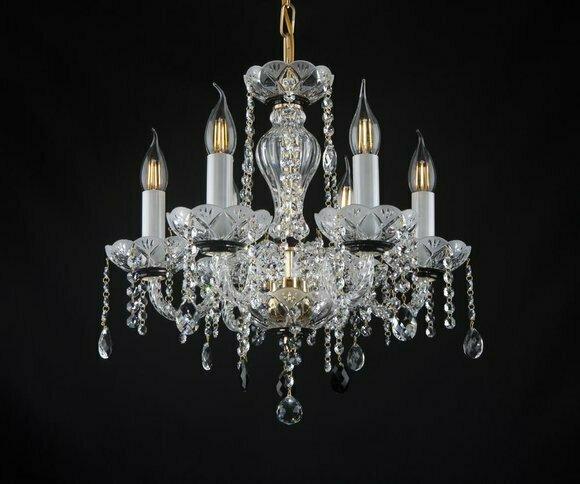 Leuchte Luster Kronleuchter Kristall Lampe Deckenleuchte Hängeleuchte