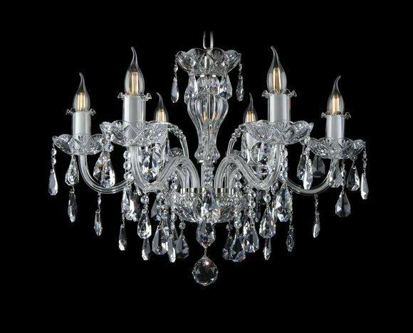 Leuchte Luster Kronleuchter Kristall Bohemia Lampe Deckenleuchte