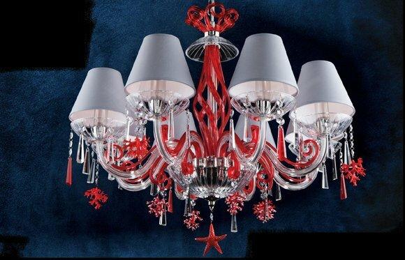 Kronleuchter Luster Lampe Kristall Hängeleuchte Leuchte Bohemia Deckenleuchte