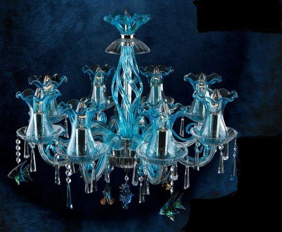 Luster Kristall Kronleuchter Lampe Hängeleuchte Leuchte Deckenleuchte