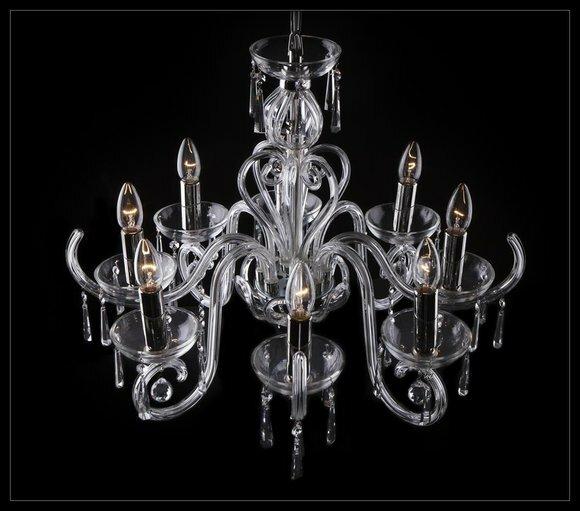 Bohemia Modern Leuchte Decken Leuchte Leuchter Kristall Lampe Kronleuchter