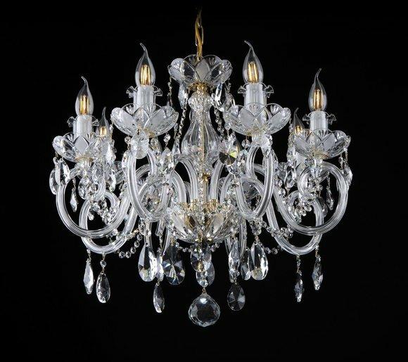 Luxus Hotel Zimmer Kronleuchter Luster Echte Kristallsteine Decken Fluter